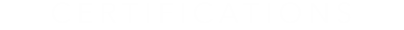 Certifications